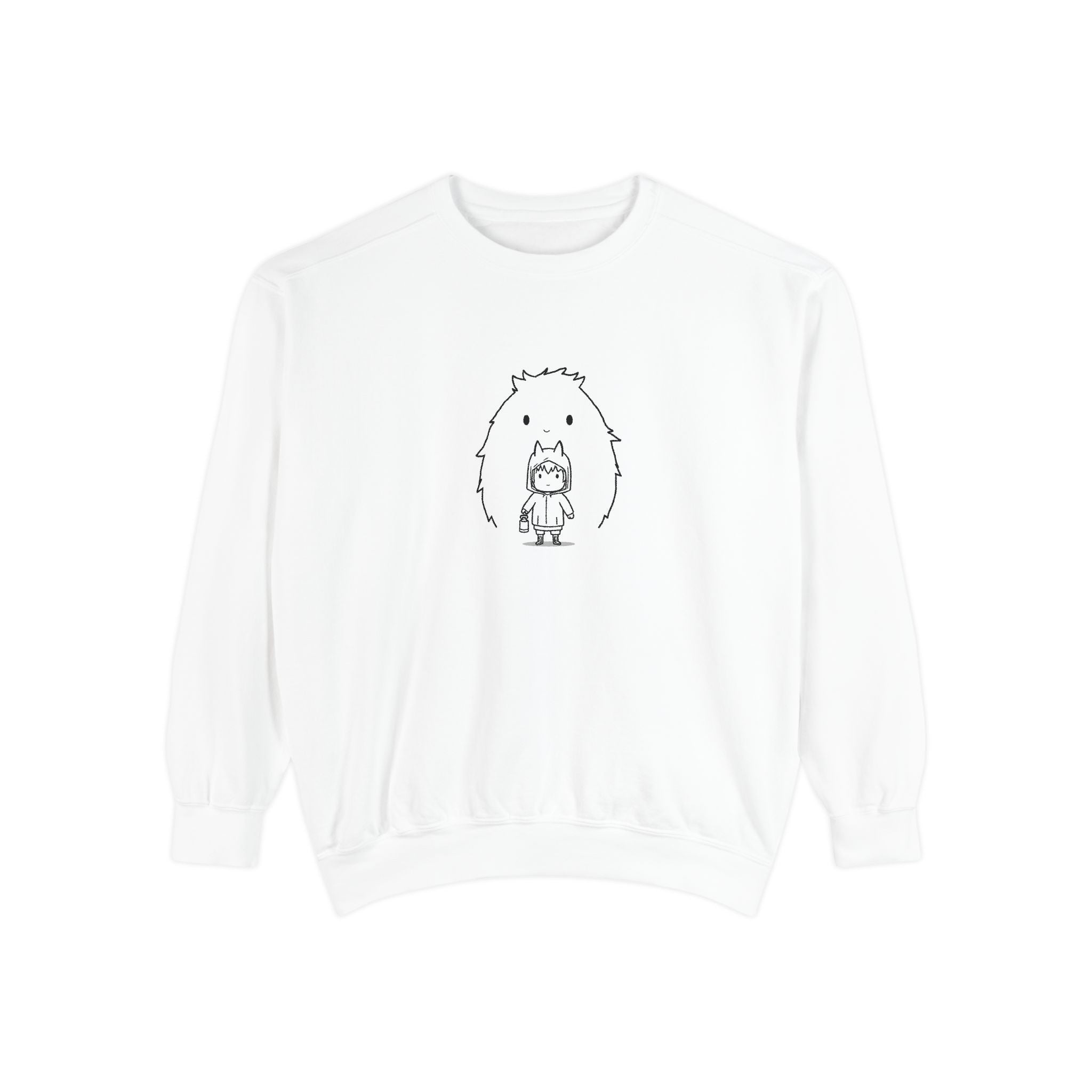 Lantern vs The Shadow Blob Sweatshirt | spooky creature illustration